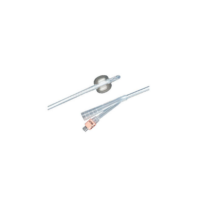 C165808 Foley Catheter, 2-Way, Pediatric, OD 8Fr, 3cc Balloon, 12EA/BX