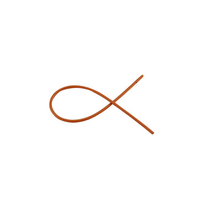 65-5012 Urethral Catheter, Plastic, L16", OD 12Fr, Red, 100EA/BX