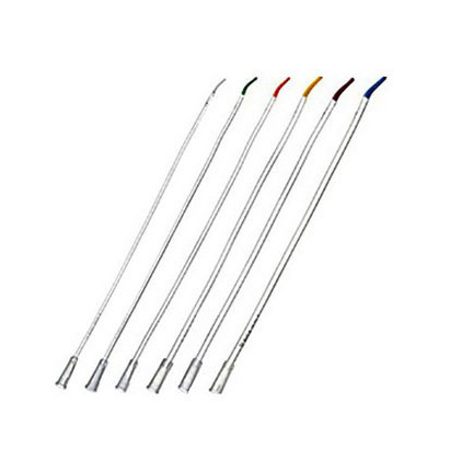 221800-000140 Rusch Intermittent Catheter, Tiemann, Siliconized PVC, 14Fr, 50EA/BX