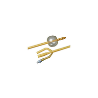 C0167L26 Lubricath Foley Catheter, Latex, 3-Way, 30cc, OD 26Fr, 12EA/BX