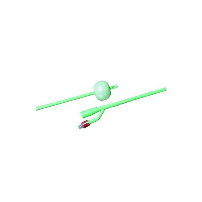 C33616 Silastic Foley Catheter, Silicone Coated, 2-Way, 5cc, 16Fr, 10EA/BX