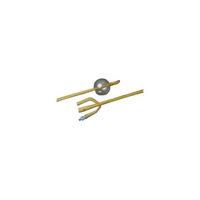 C0119L18 Lubricath Foley Catheter, Latex, 3-Way, 5cc, OD 18Fr, 12EA/BX