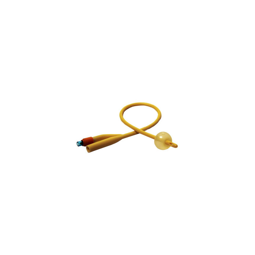 AS42012 AMSure Foley Catheter, Silicone-Coated Latex, 2-Way, 30cc, Straight Tip, 12 Fr, 10EA/BX