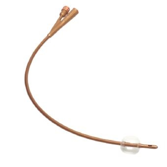Z605148IC Dover Catheter Foley, Silver Coated Silicone, 2-Way, 5cc, Rounded Tip, 14 Fr, 10EA/BX