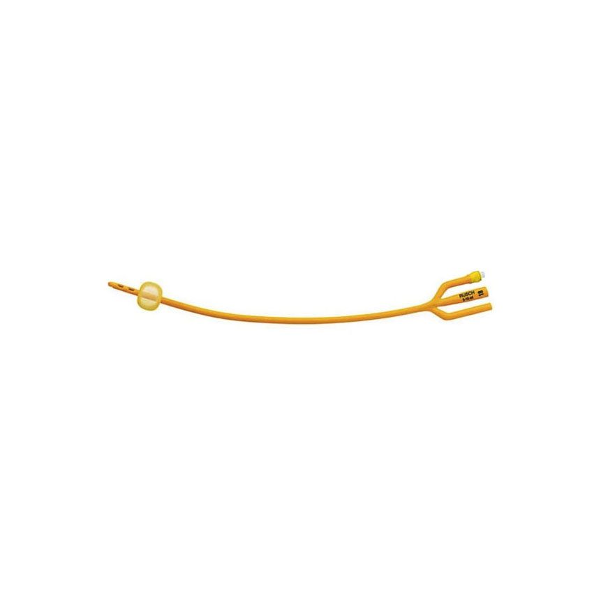 RUS183430160 Foley Catheter, 3-Way, L16" OD 16Fr, Gold/Yellow, 10EA/BX