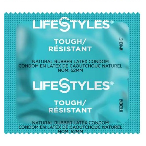 AN0034 LIFESTYLES Latex Condoms, Tough, 144EA/BX