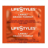 AN0035 LifeStyles Condoms, Large lubricated, 144EA/BX