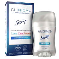 3700-0883514 Secret Clinical Strength Invisible Solid Antiperspirant and Deodorant, 45g, 1/EA