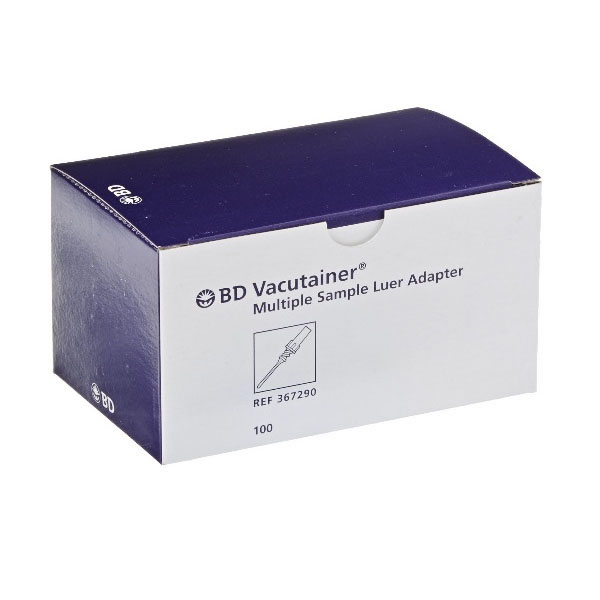 BD367290 Vacutainer Multiple Sample Luer Adapter 100EA/BX
