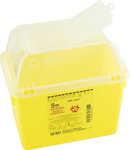 BD300440 Sharps Collector, Nestable, Yellow Base, 7.6L, 1/EA