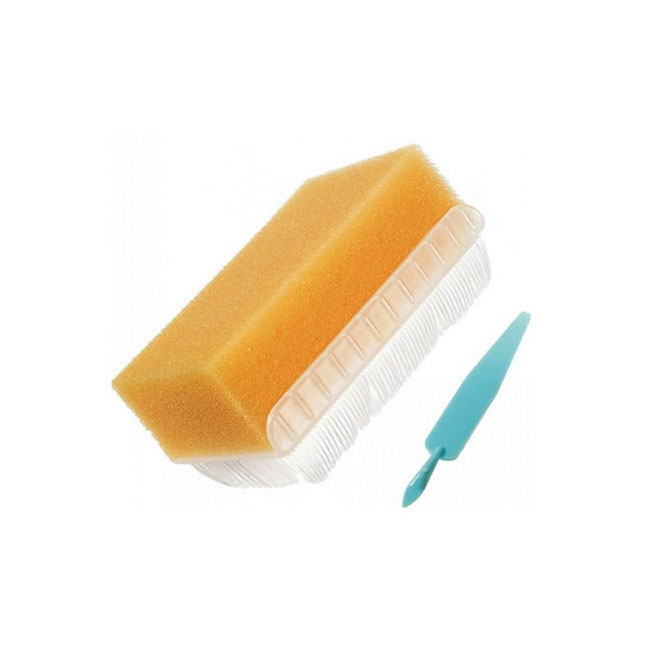 BD377479 E-Z Scrub 107 Surgical Scrub Brush/Sponge, 4% CHG, Red, 30EA/BX