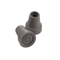 CACT20027 - Crutch Tip, Grey, 100EA/CA