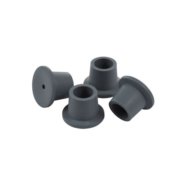 CACT2689 - Shower Chair Tips, Rubber, Grey, 4EA/BG