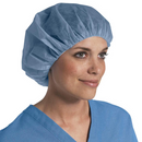 A3474 - Bouffant Cap 24", Premium, Blue with assorted pattern 75EA/BX