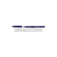 CDER26001 - Skin Marker, Standard Tip, with Ruler, Blue Barrel, 25EA/BX