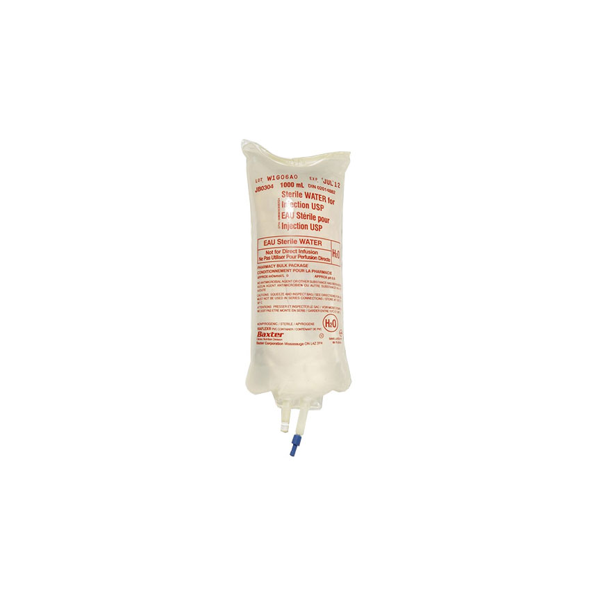 JB0304 - Sterile Water for Injection, 1000mL, 12EA/CA