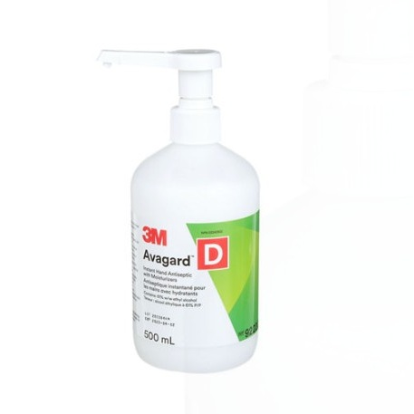 3M9222C Avagard D Instant Hand Antiseptic, 500mL, 12EA/CA