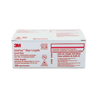 3M10106 - SoluPrep Wipes (2% w/v CHG / 70% v/v IPA) Medium, 200EA/BX