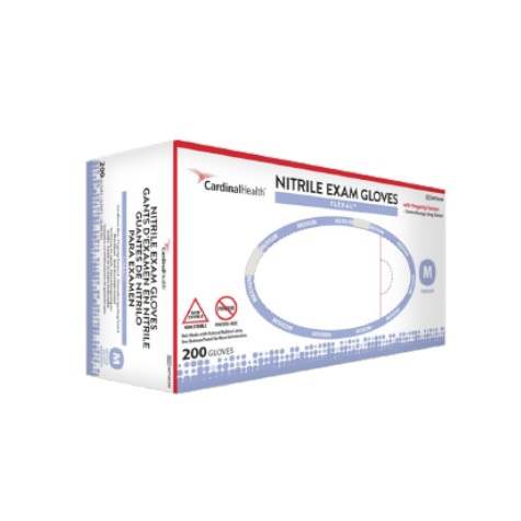 Cardinal Health Flexal Nitrile Examination Gloves, Blue, 200EA/BX