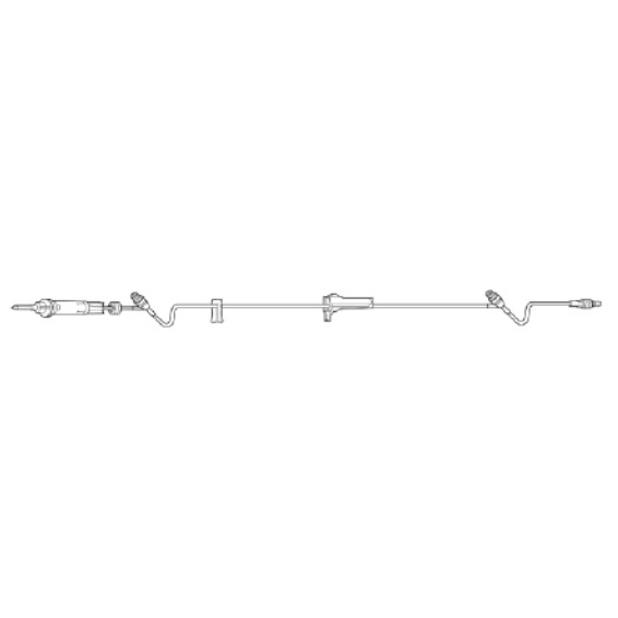 BAXJC8519 Clearlink Continu-Flo Solution Set, With 2 Luer Activated Valve, 104" 48EA/CA