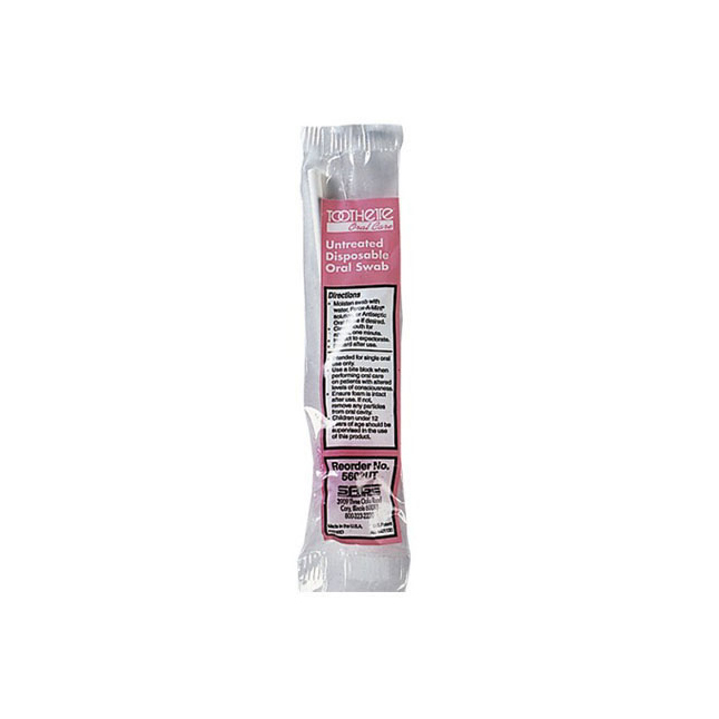SAGE5602UT Toothette Oral Swab, Untreated, Unflavoured 250EA/BX