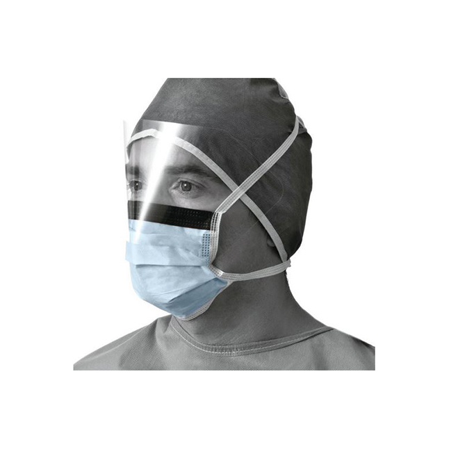 AT54635 Cardinal Health ASTM Level 3 Surgical Mask, Duckbill w/Eye Shield 100EA/CA