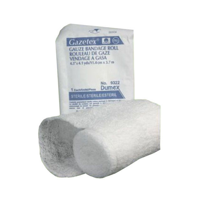 DUP9322 - Derma Sciences Gazetex Bandage Roll, 6-Ply, Sterile, 100EA/CA