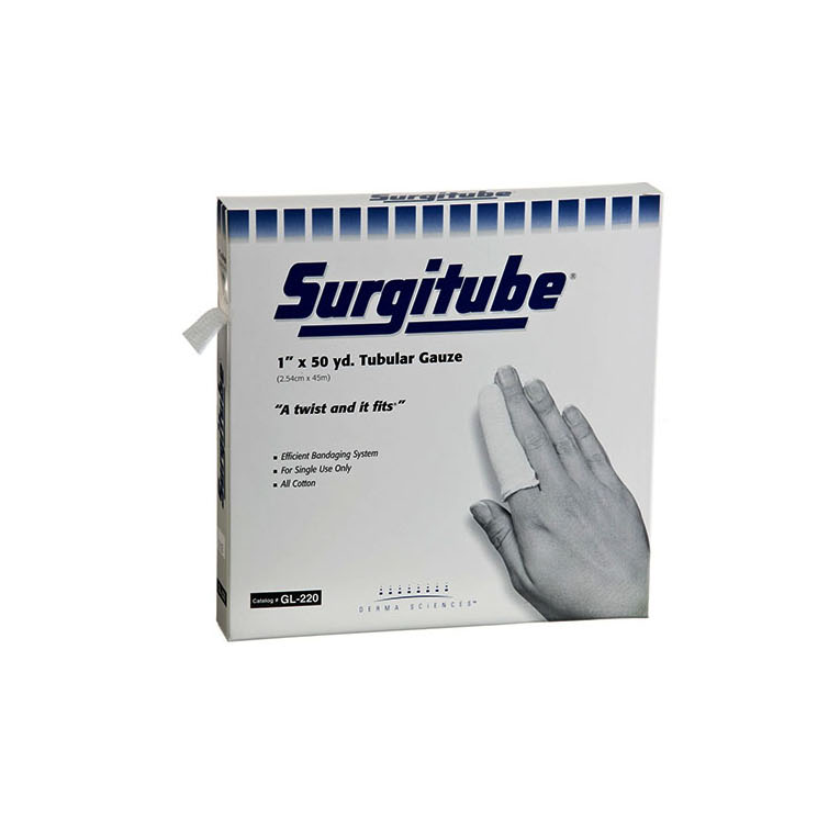 GL220 Surgitube Tubular Gauze, Large Finger/Toe, Size 2, 50yd x 1", 1/EA