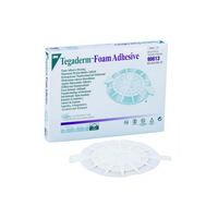3M90613 Tegaderm Foam Dressing, Oval, 6-1/8" x 5-5/8", 5EA/BX