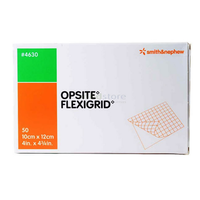 SN4630 Opsite Flexigrid Adhesive Film Dressing, 10cm x 12cm 50EA/BX