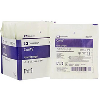 Z1713 Curity Cover Sponge, 4" x 3" 100EA/BG
