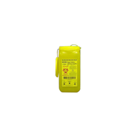 BD300462 Tray Sharps Collector, 1.4L, Yellow with plug cap 36EA/CA