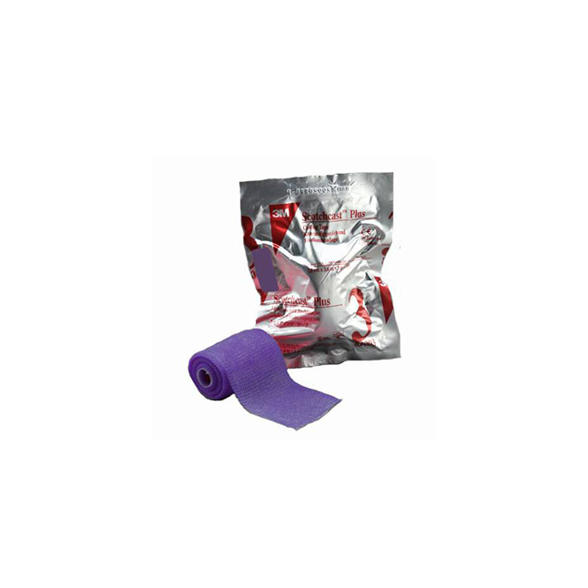 3M82003U Scotchcast Plus Casting Tape, Purple, 3" x 4yd 10EA/BX