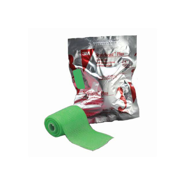 3M82003G Scotchcast Plus Casting Tape, Green, 3" x 3YD 10EA/BX