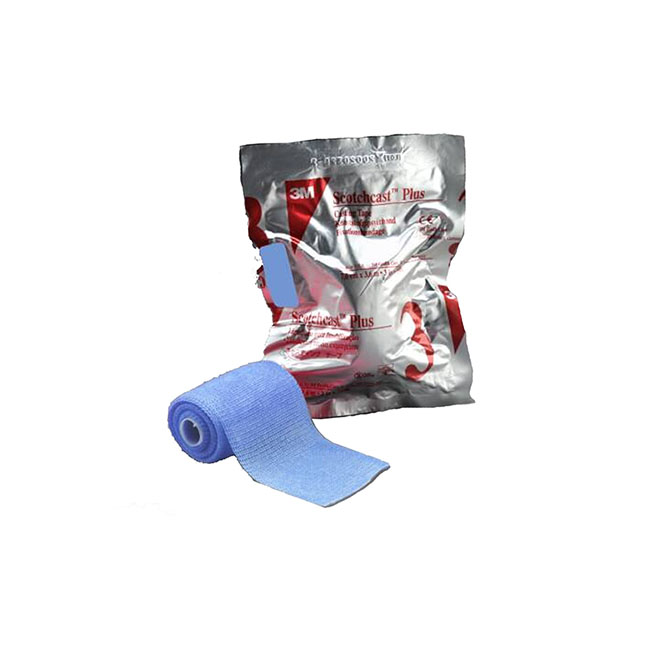 3M82003L Scotchcast Plus Casting Tape, Light Blue, 3" x 4YD 10EA/BX
