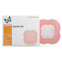 SN66801068 ALLEVYN Life Advanced Foam Wound Dressing, 12.9cm x 12.9cm, 10EA/BX