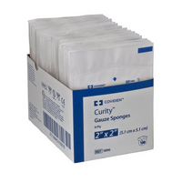 Z1806 Curity Premium Woven Gauze Sponge, 8-Ply, 2" x 2" 100EA/TY