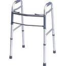 616070A - Folding Walker Dual Release Aluminum, Adult, 1/EA [DISCONTINUED: Use CWAL0008T]