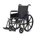 3E010140 - Traveler SE Wheel Chair 18" x 16" Seat with Detachable Full Arms and Swingaway Footrests Black 1/EA [DISCONTINUED]