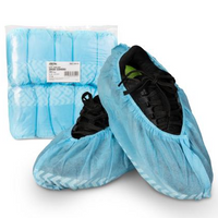 SMD130001 - Shoe Cover, Non-Skid, Water Resistant, Blue, 100EA/BX [DISCONTINUED:  Use 018-285]