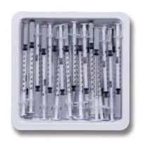 BD305951 - BD SafetyGlide Needle Allergy Syringe with Permanently Attached, 1mL, 26GA x 3/8" 25EA/PK [DISCONTINUED]
