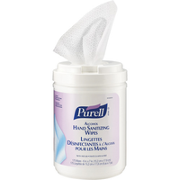 9030-12-CAN00 - PURELL Alcohol Hand Sanitizing Wipes, 6" x 7", 80SH/CN [DISCONTINUED]