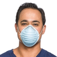 AT7509 - Cardinal Health Secure-Gard Cone Mask, Blue, 50EA/BX [DISCONTINUED]