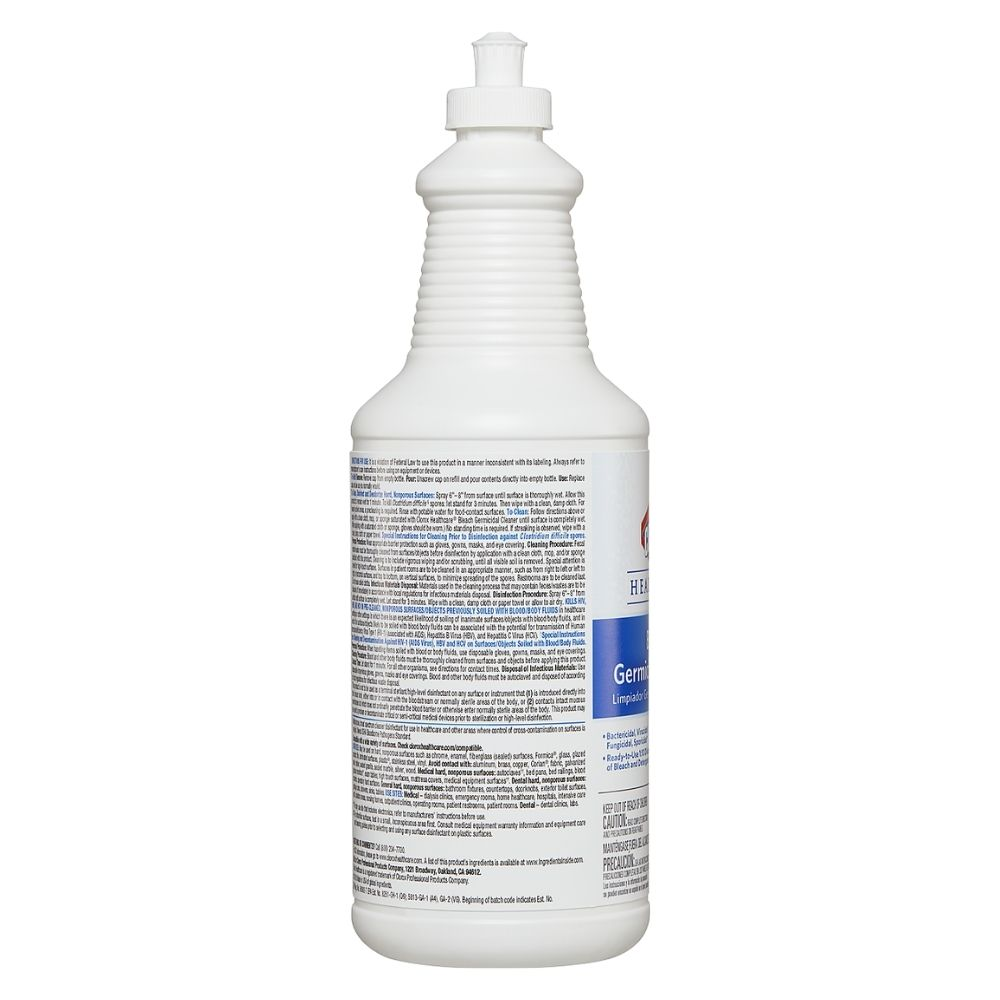 CL01416 - Clorox Healthcare Germicidal Disinfecting Cleaner, 946mL, 1/EA [DISCONTINUED: Use CL01671]