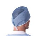 SMD140099 - Disposamed Garrison Style Surgeon's Cap Blue/White 100EA/BX [DISCONTINUED]