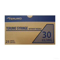TC-SS-30S Terumo Hypodermic Syringe without Needle, 30cc, 25EA/BX