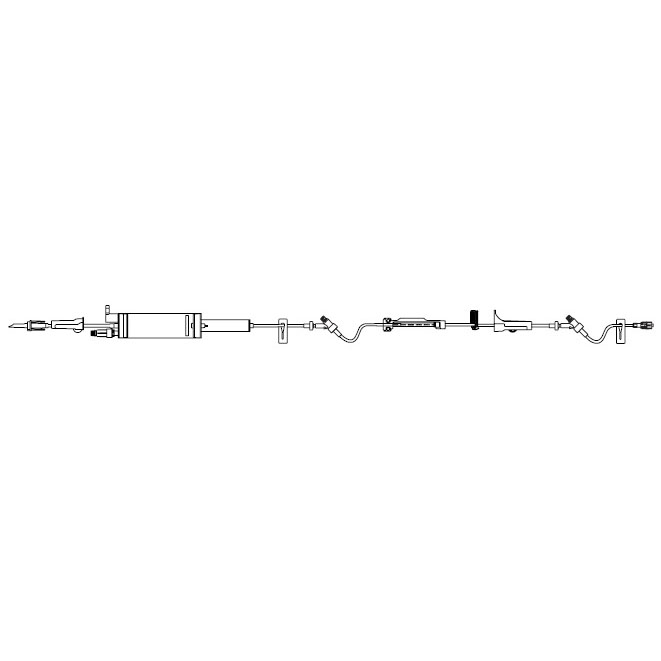BB490101 Infusomat Space Pump Set, 19mL, 120", 20EA/CA