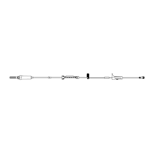 BB490037 Infusomat Space Pump Set, 25mL, 136", 24EA/CA