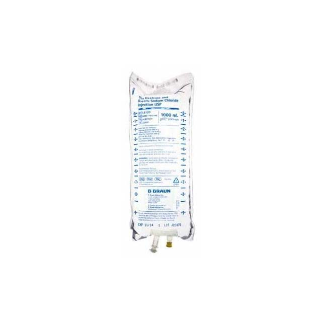 BBL6120 Dextrose and Sodium Chloride Injection USP, Adult/Pediatric, 1L, 12EA/CA