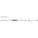 BBNF5140 Gravity Blood Administration Set, SAFELINE, 34mL, 84", 50EA/CA